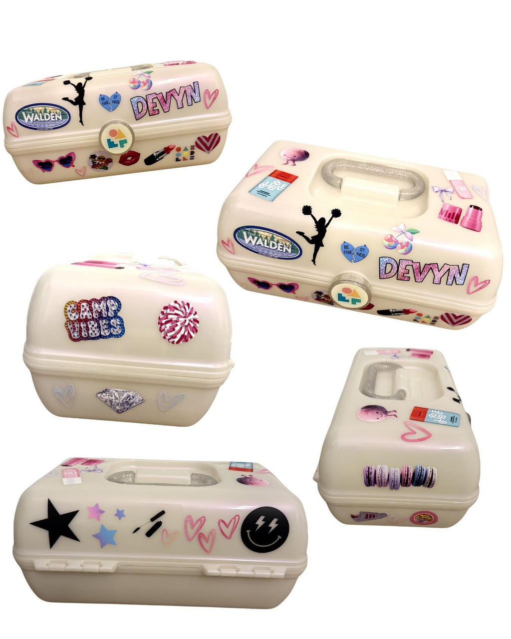 Personalized Caboodles | Custom Kids Makeup Case | Dance & Camp Box | Girls Travel Organizer | Name Case