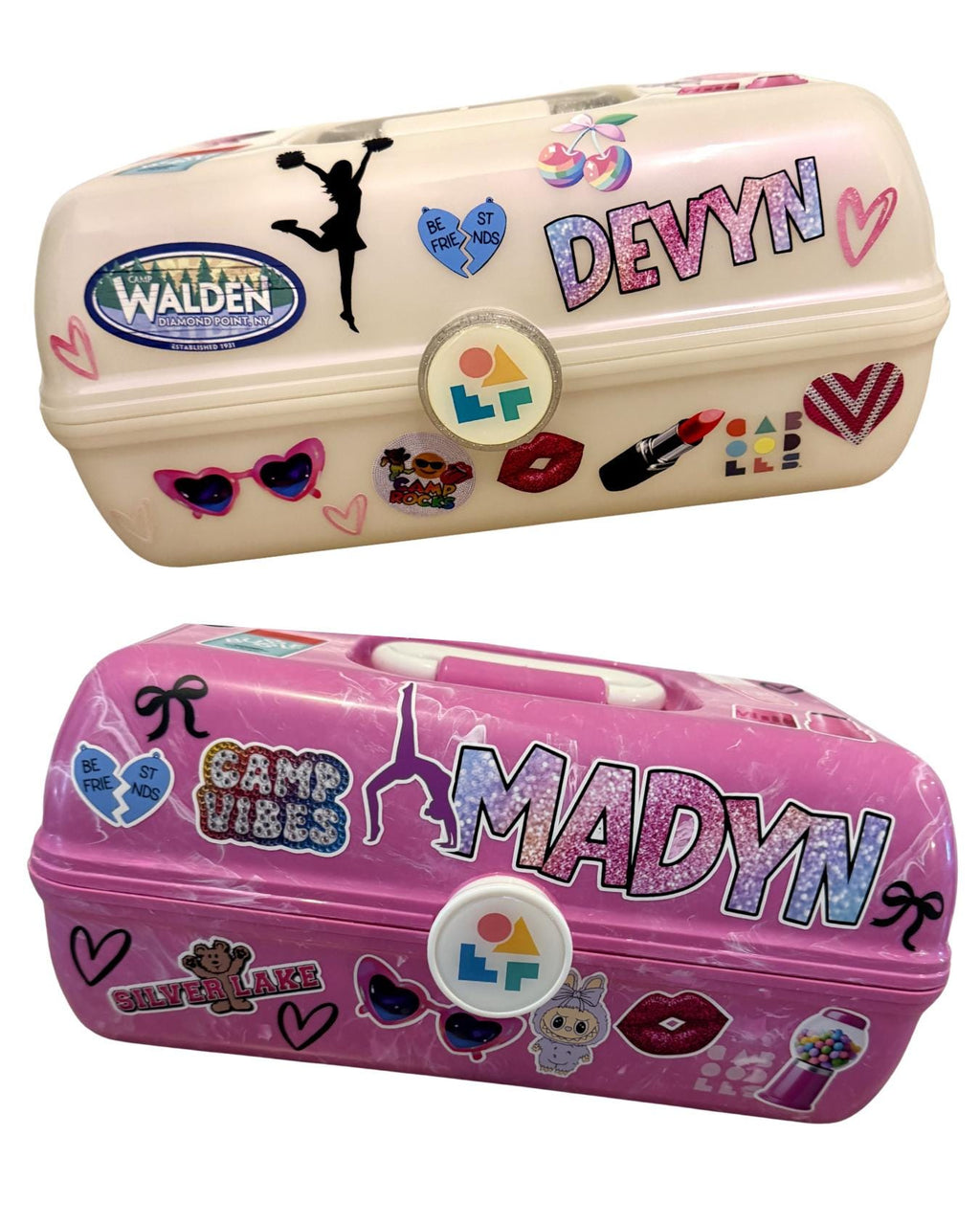 Personalized Caboodles | Custom Kids Makeup Case | Dance & Camp Box | Girls Travel Organizer | Name Case