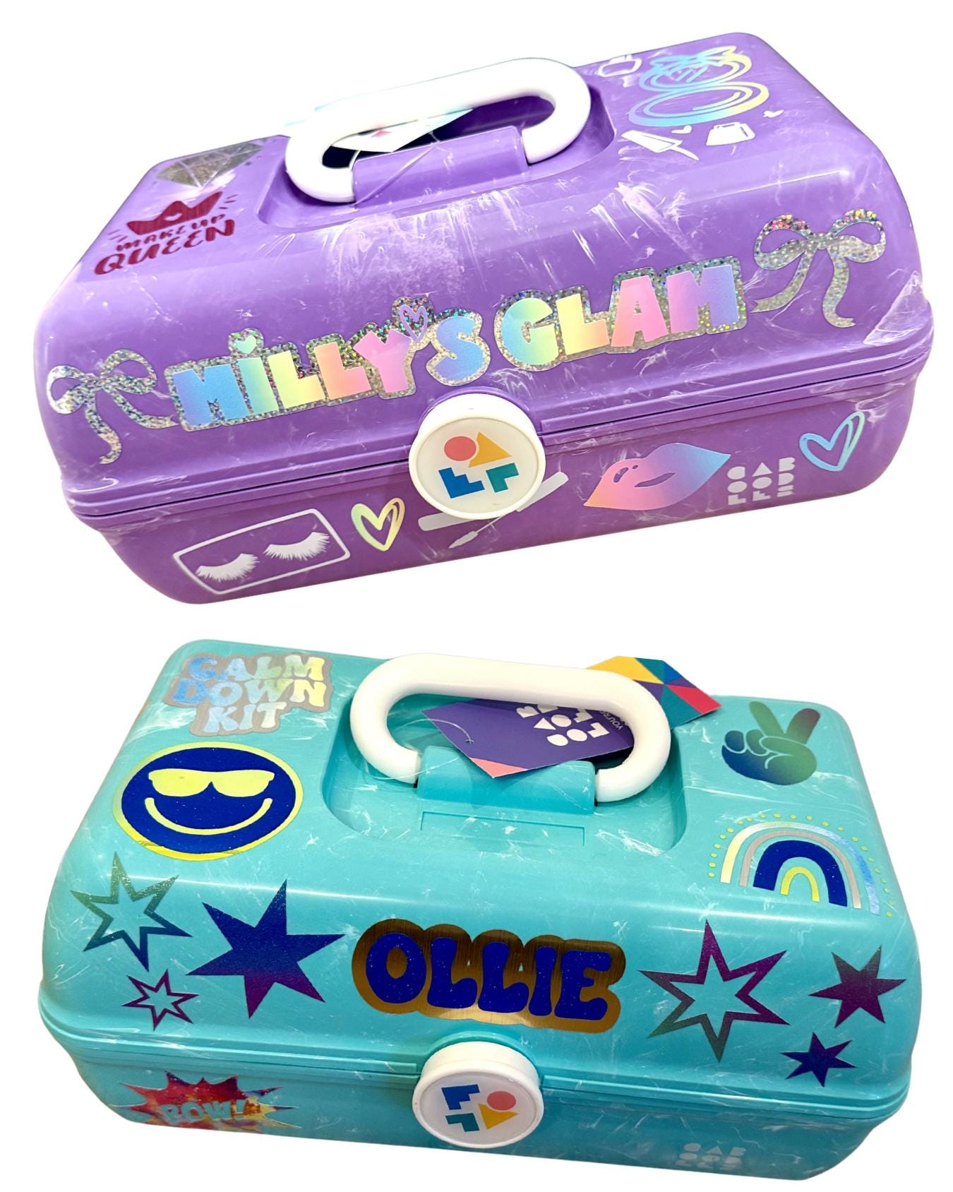 Personalized Caboodles | Custom Kids Makeup Case | Dance & Camp Box | Girls Travel Organizer | Name Case